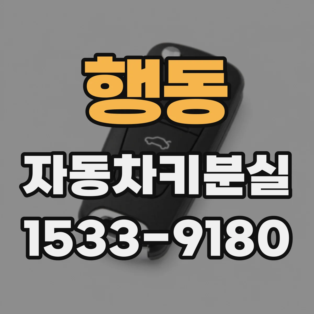 행동 자동차키분실