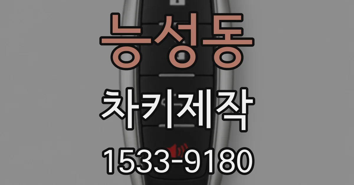 능성동 차키제작