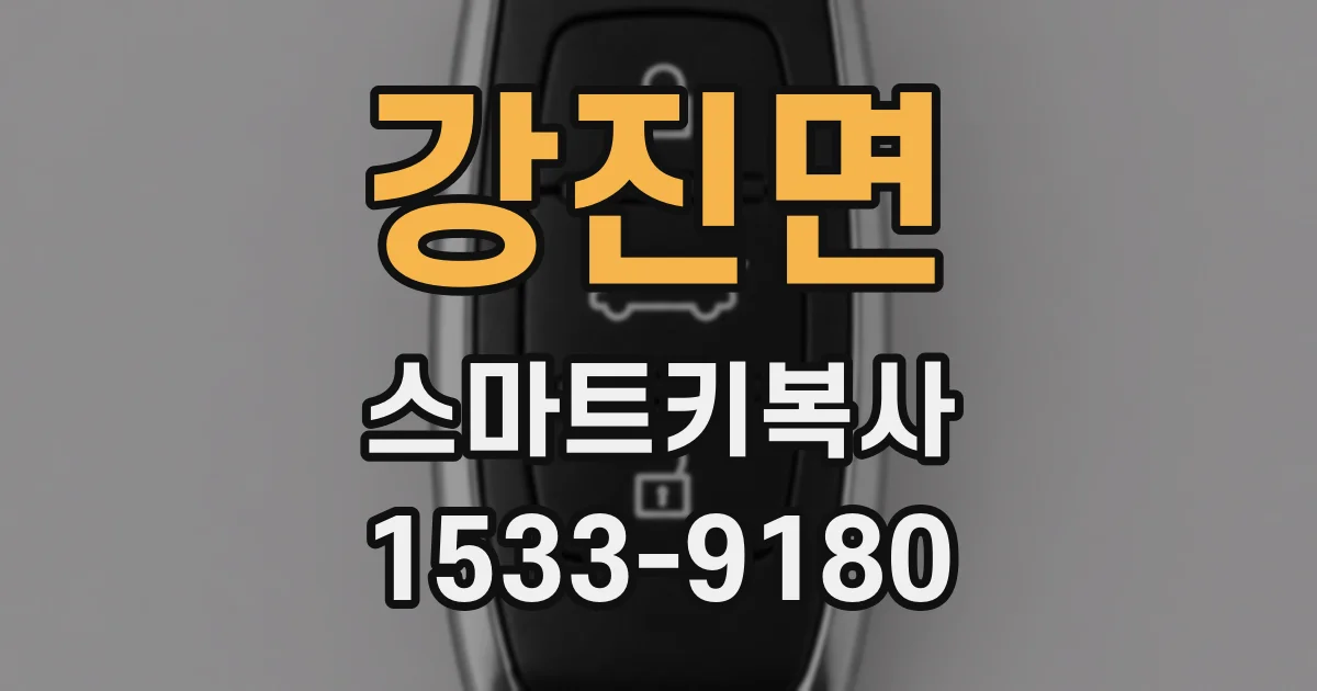 강진면 스마트키복사