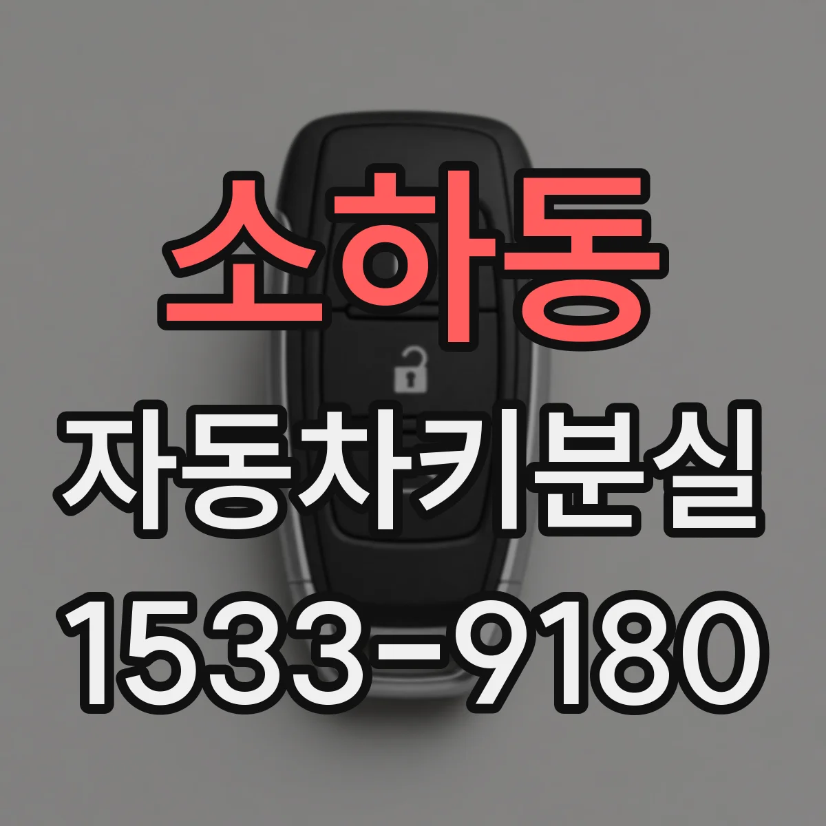 소하동 자동차키분실