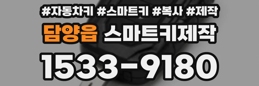 담양읍 스마트키제작