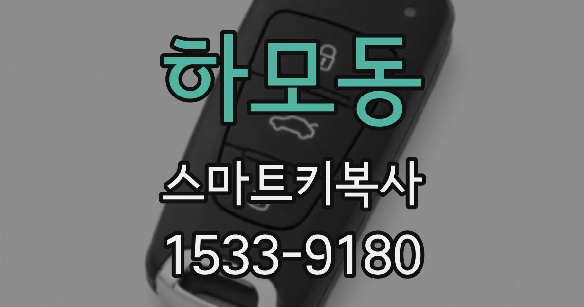 하모동 스마트키복사