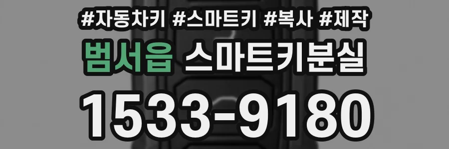 범서읍 스마트키분실