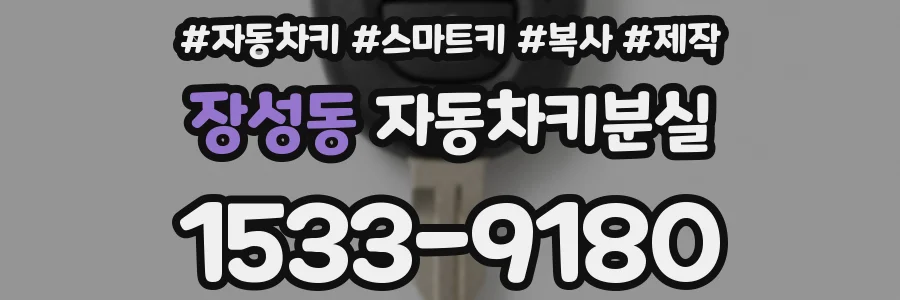 장성동 자동차키분실
