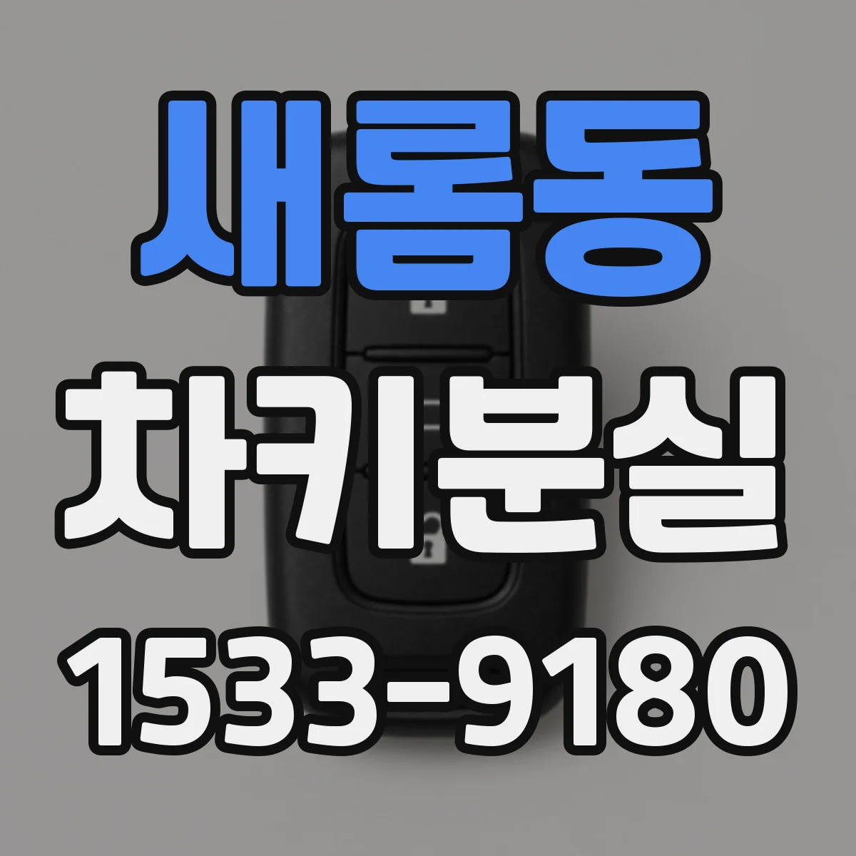 새롬동 차키분실