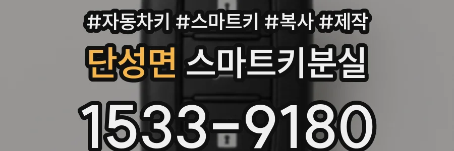 단성면 스마트키분실