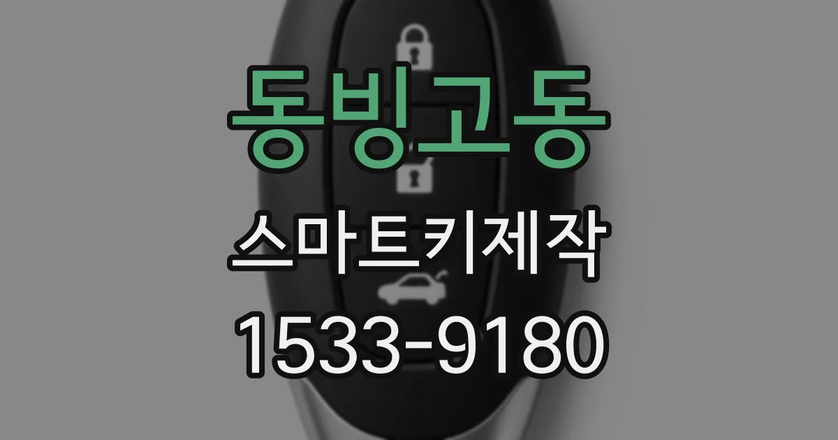 동빙고동 스마트키제작