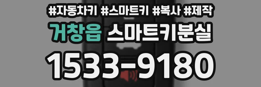 거창읍 스마트키분실