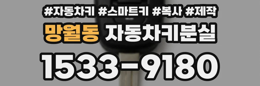 망월동 자동차키분실