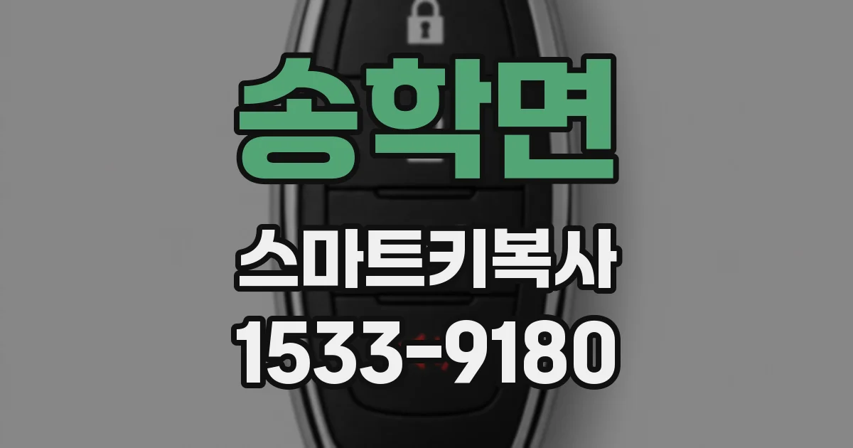 송학면 스마트키복사
