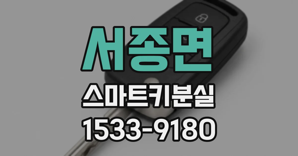 서종면 스마트키분실