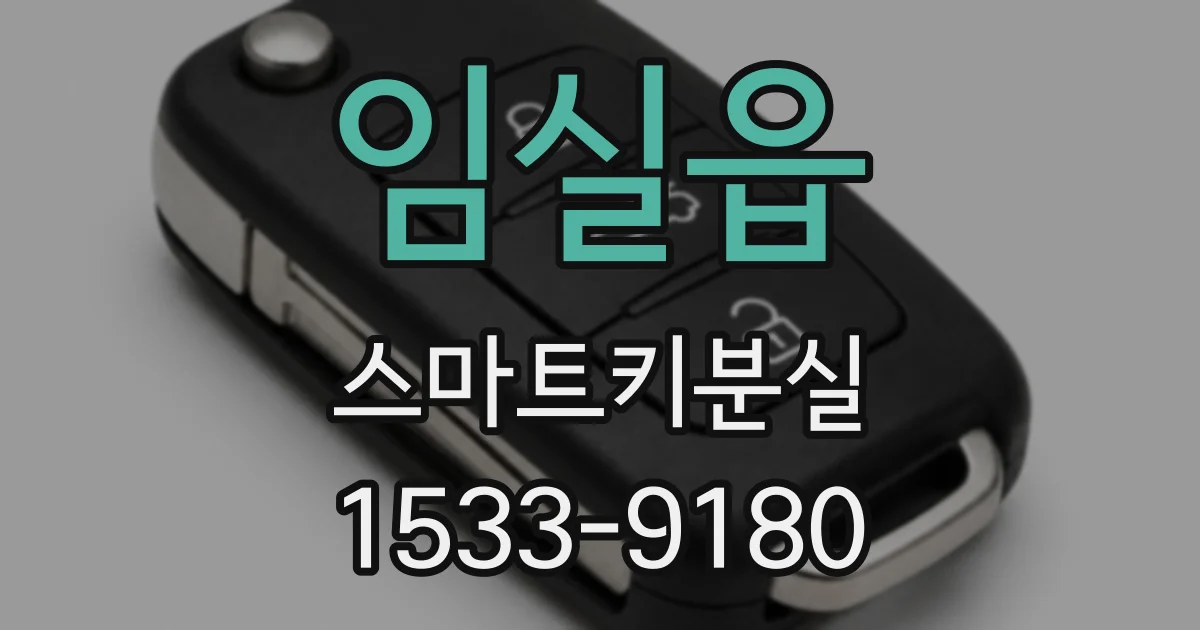 임실읍 스마트키분실
