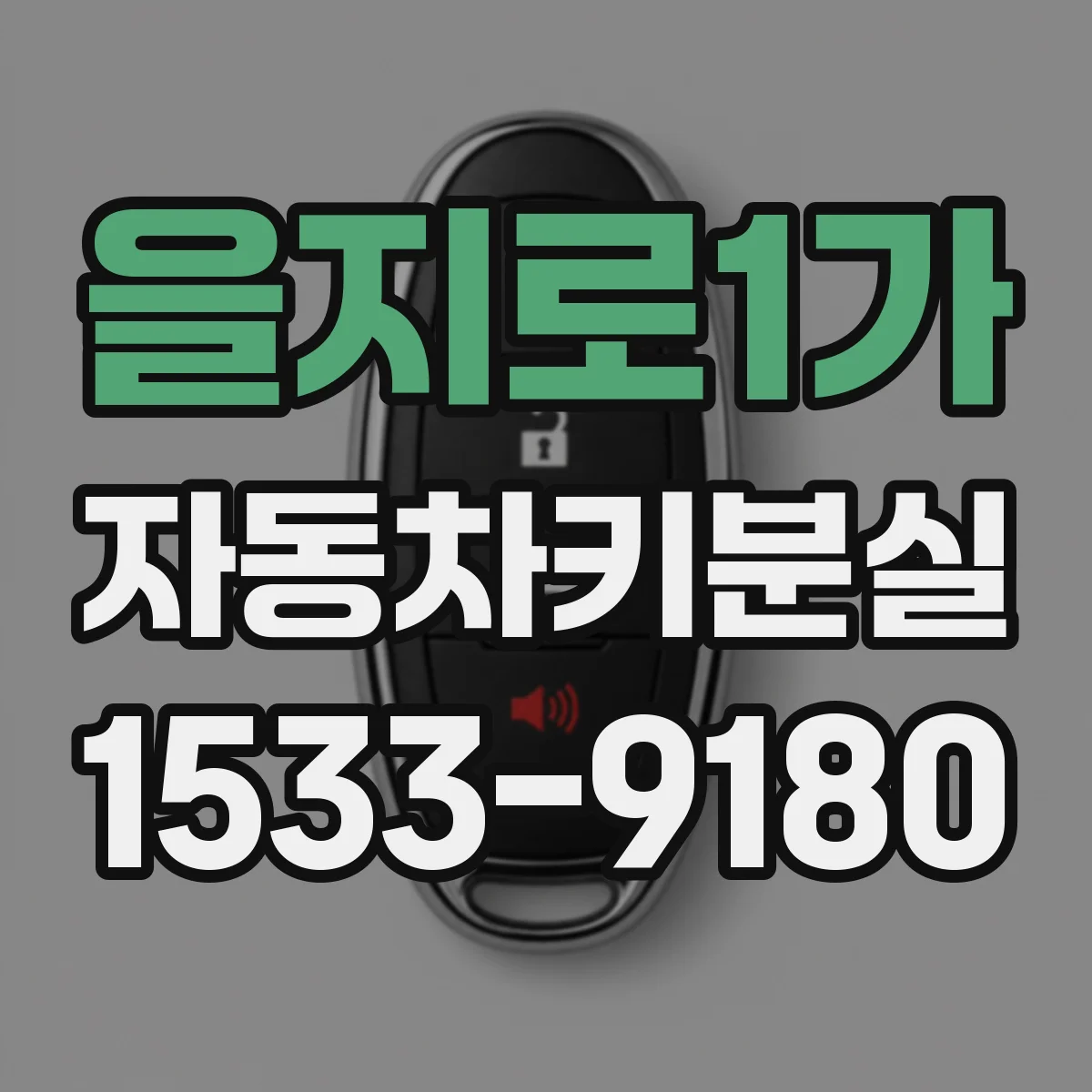 을지로1가 자동차키분실