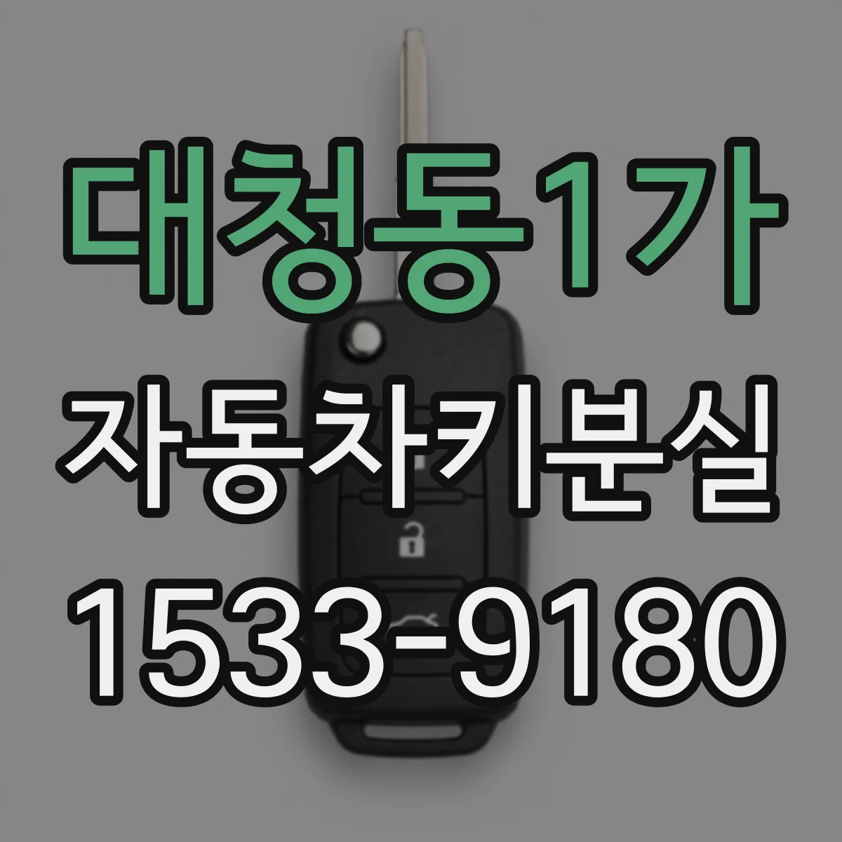 대청동1가 자동차키분실