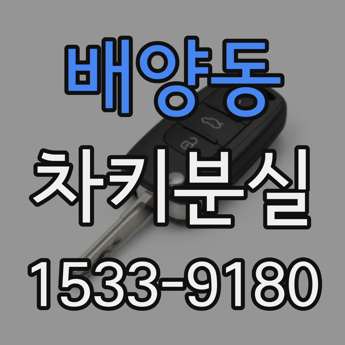 배양동 차키분실