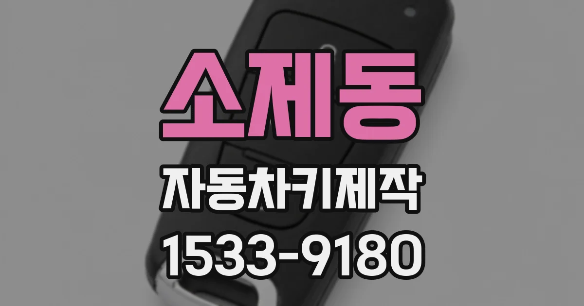 소제동 자동차키제작