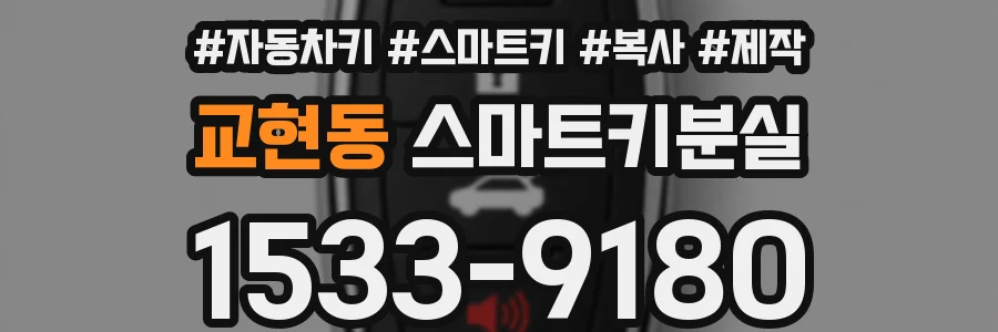 교현동 스마트키분실