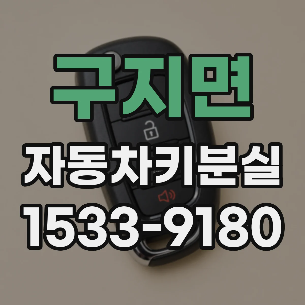 구지면 자동차키분실