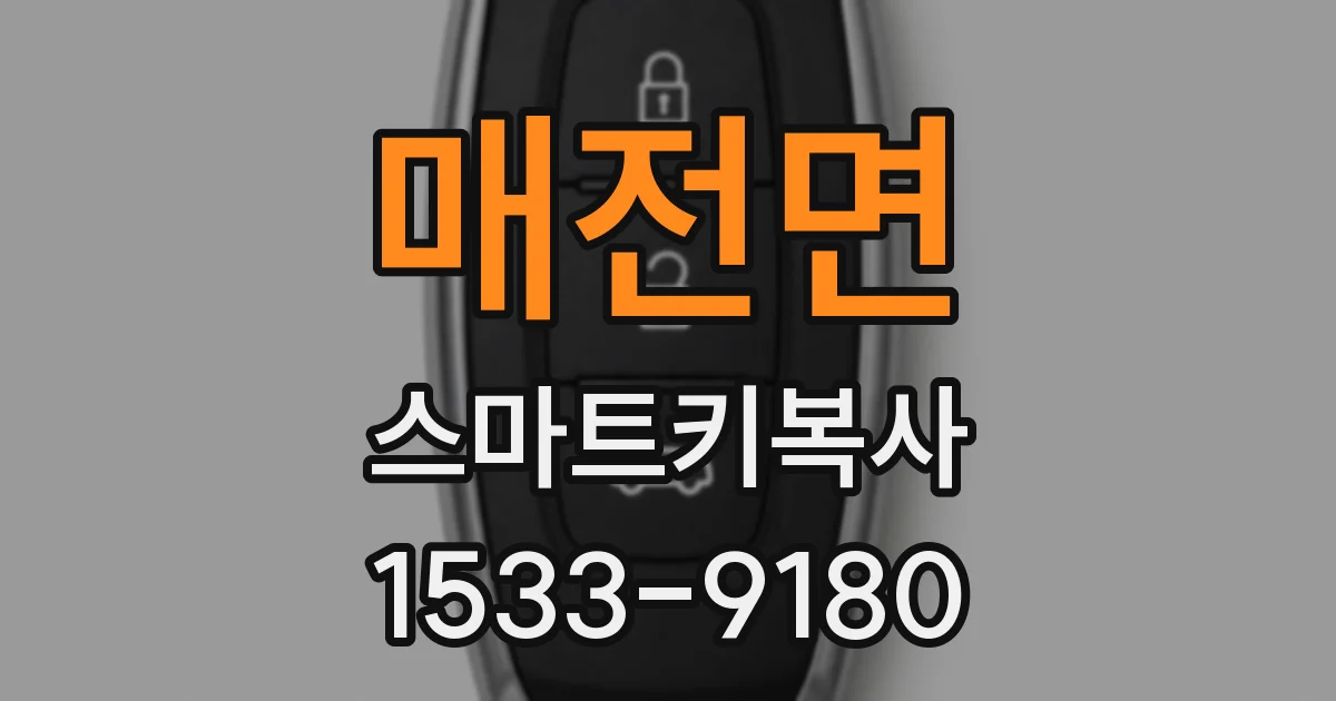 매전면 스마트키복사