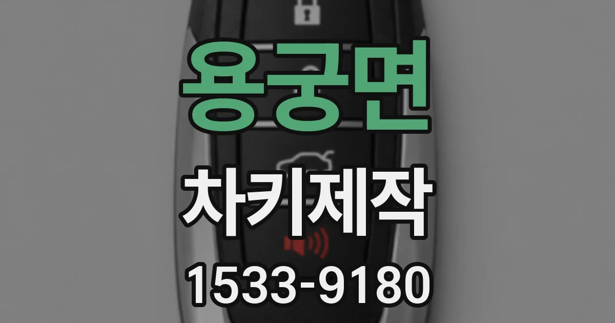 용궁면 차키제작