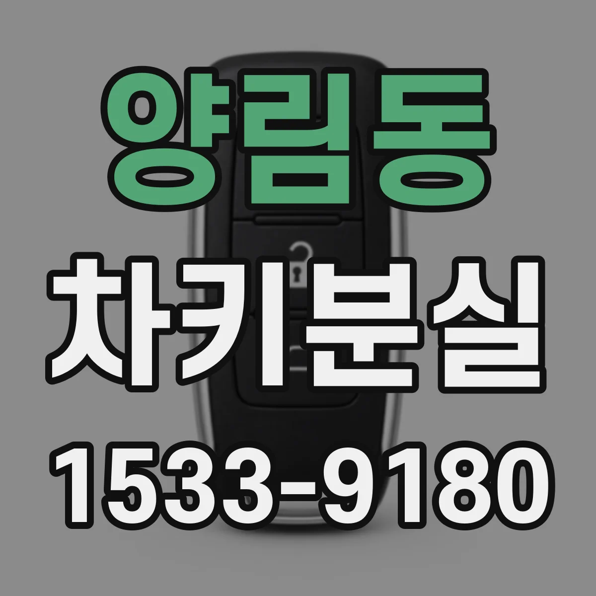양림동 차키분실