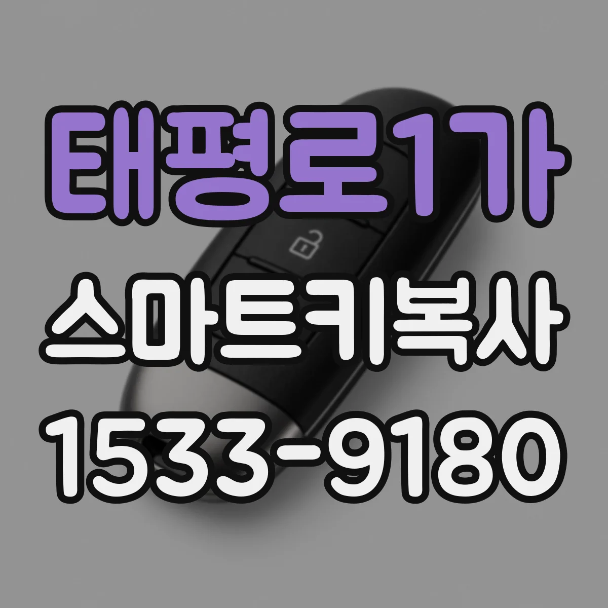 태평로1가 스마트키복사