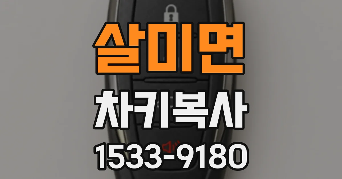살미면 차키복사