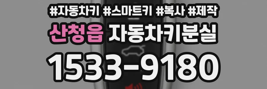 산청읍 자동차키분실