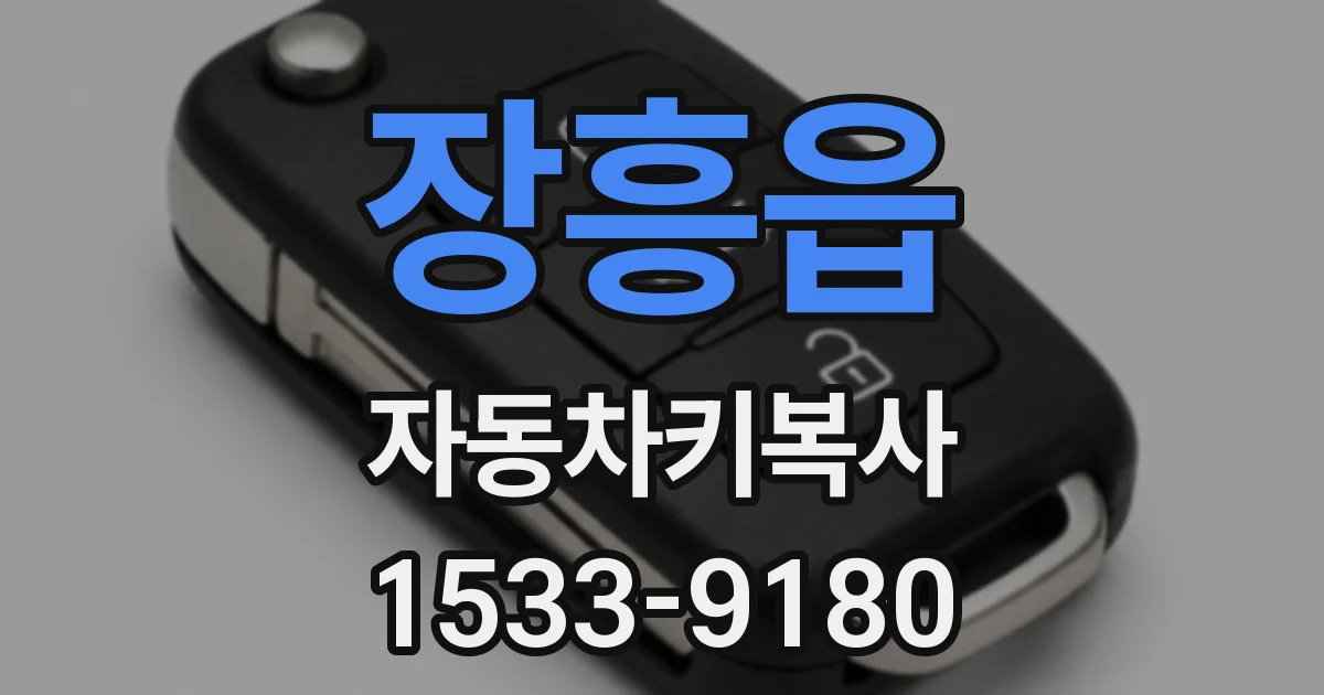 장흥읍 자동차키복사