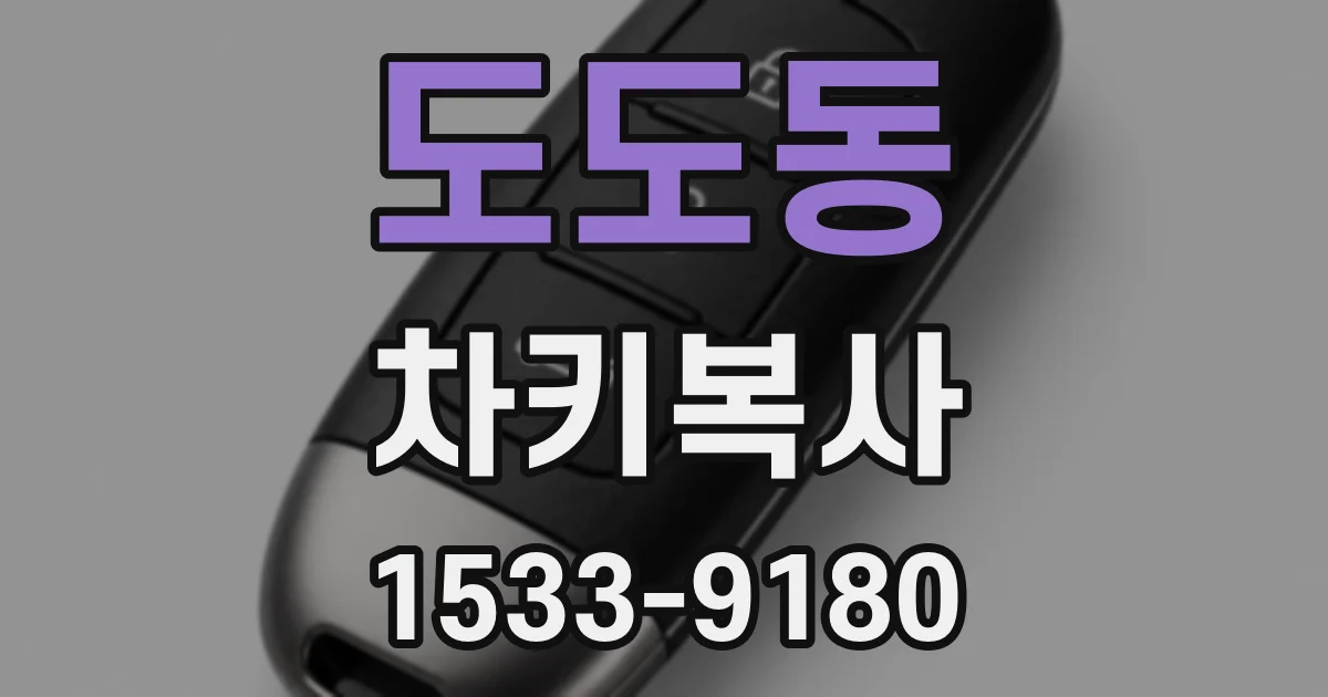 도도동 차키복사