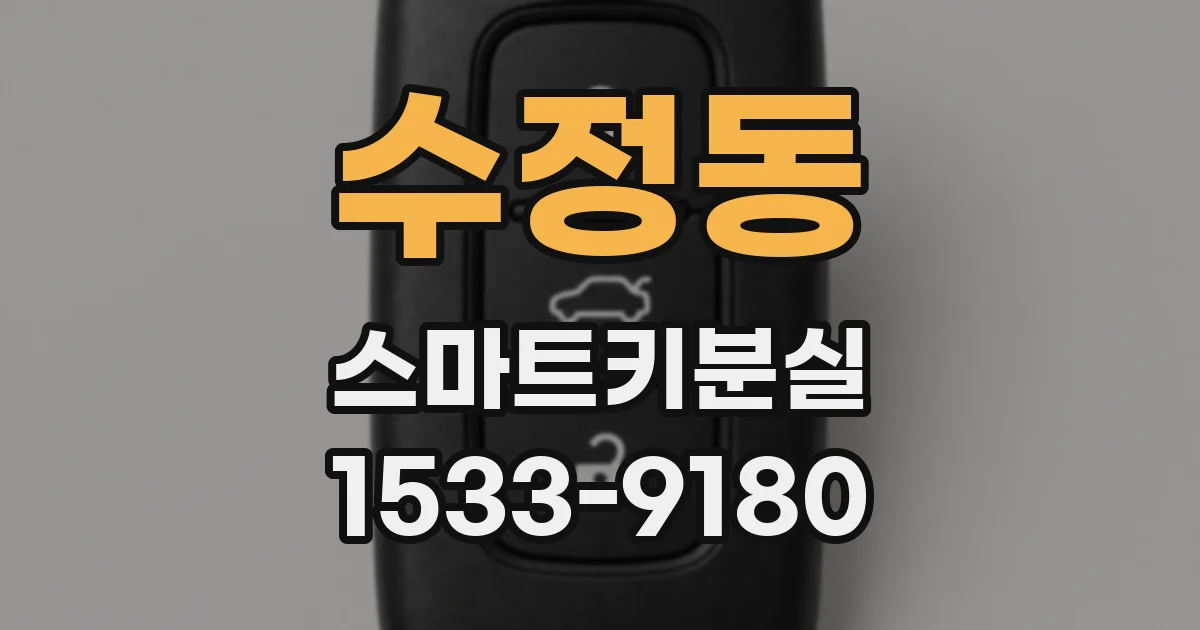 수정동 스마트키분실