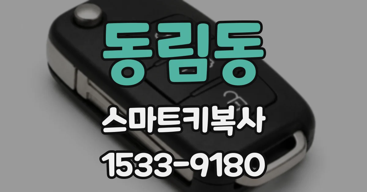 동림동 스마트키복사