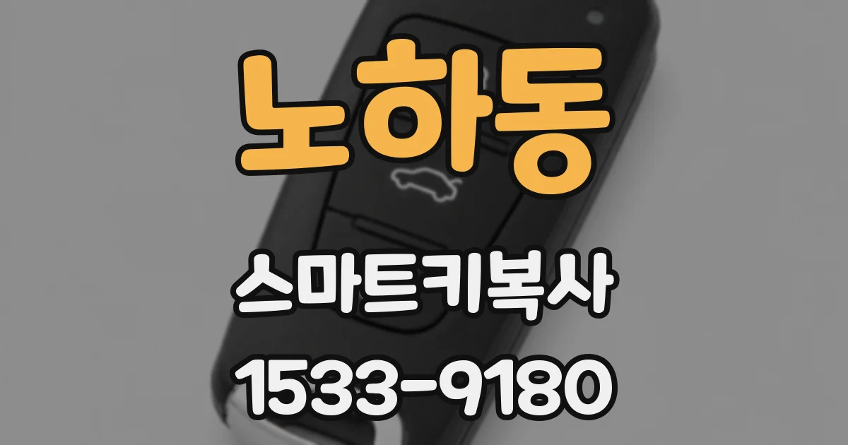 노하동 스마트키복사