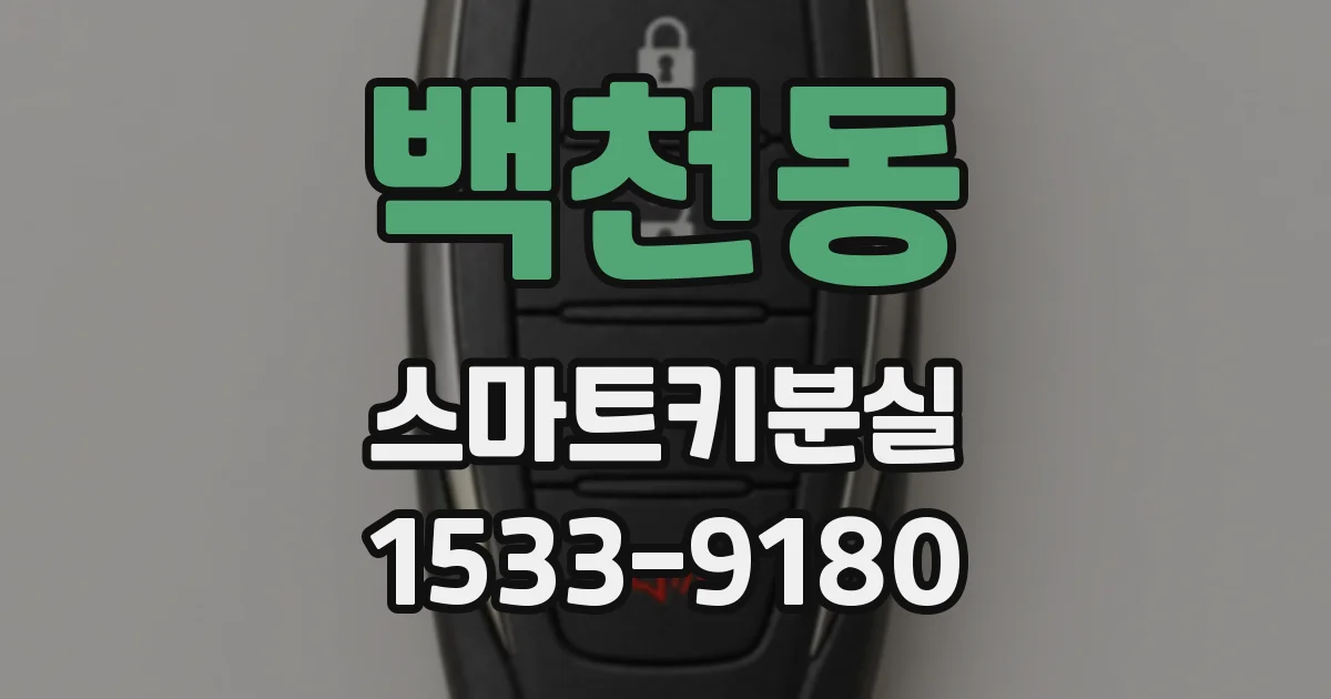 백천동 스마트키분실