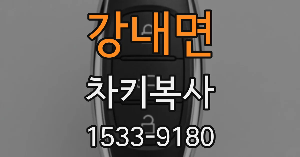 강내면 차키복사