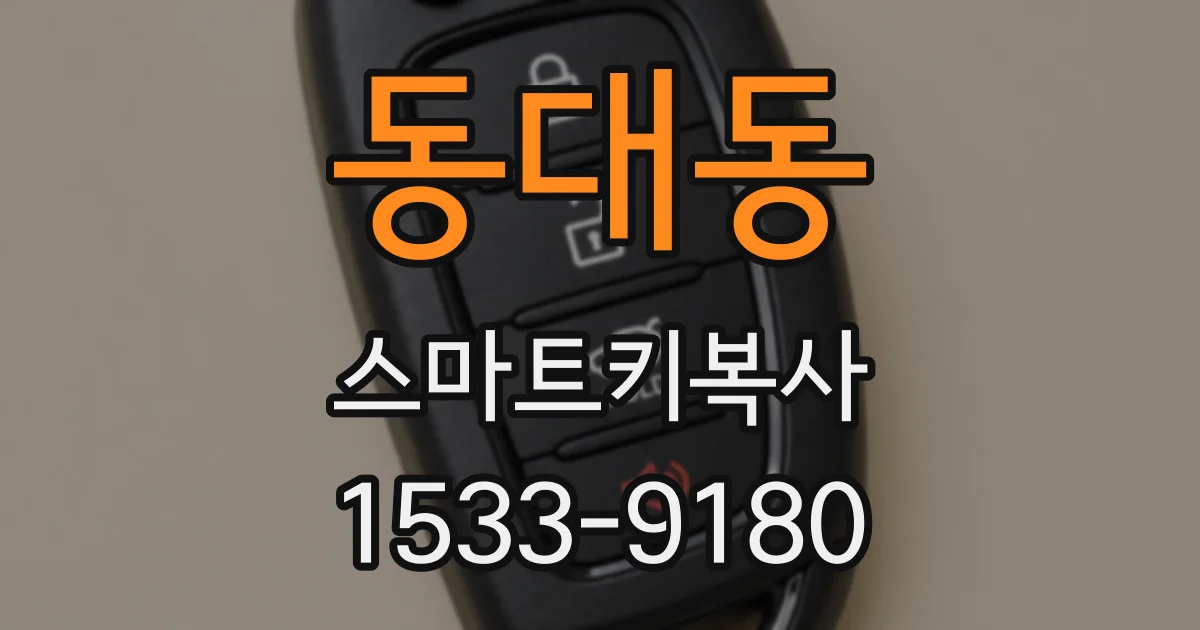 동대동 스마트키복사