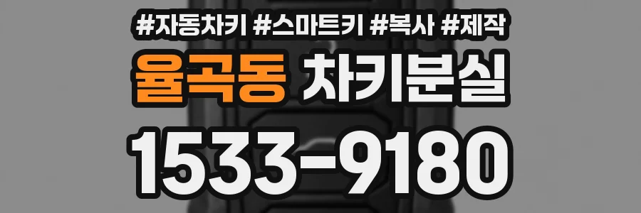 율곡동 차키분실