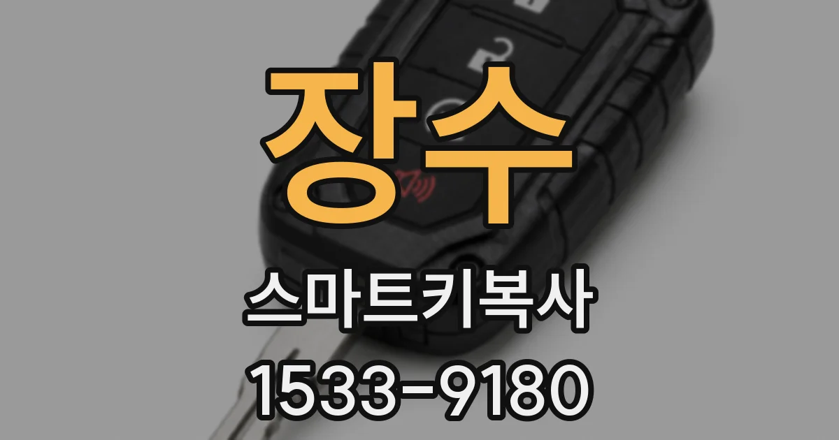 장수 스마트키복사