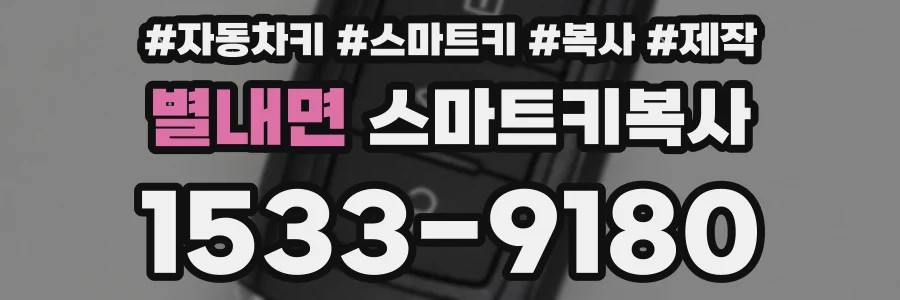 별내면 스마트키복사