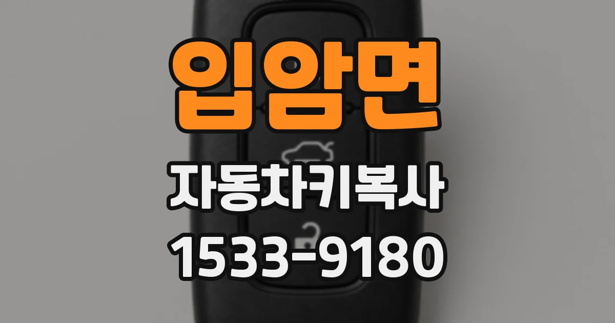 입암면 자동차키복사