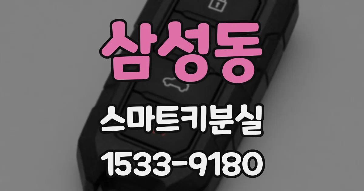 삼성동 스마트키분실