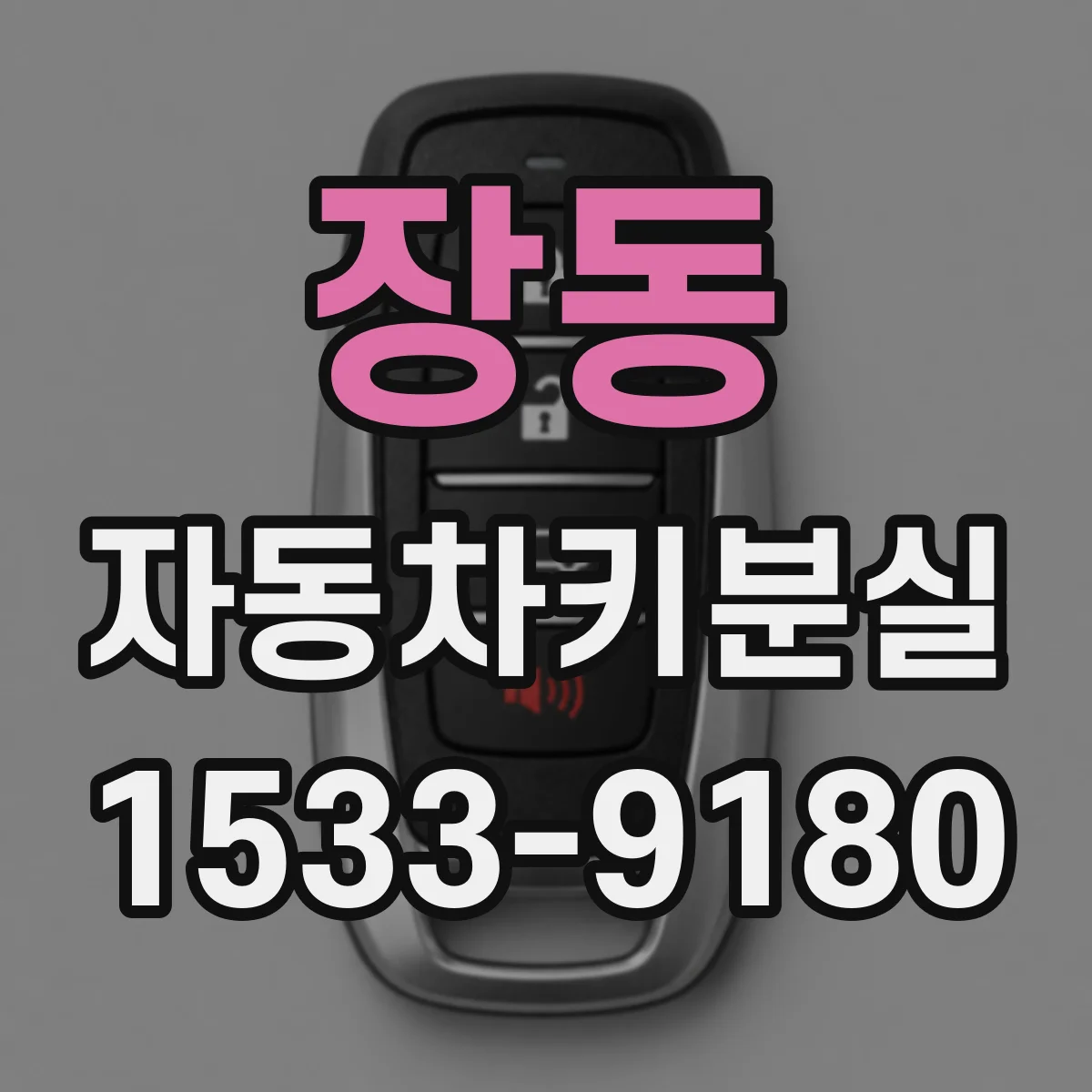 장동 자동차키분실