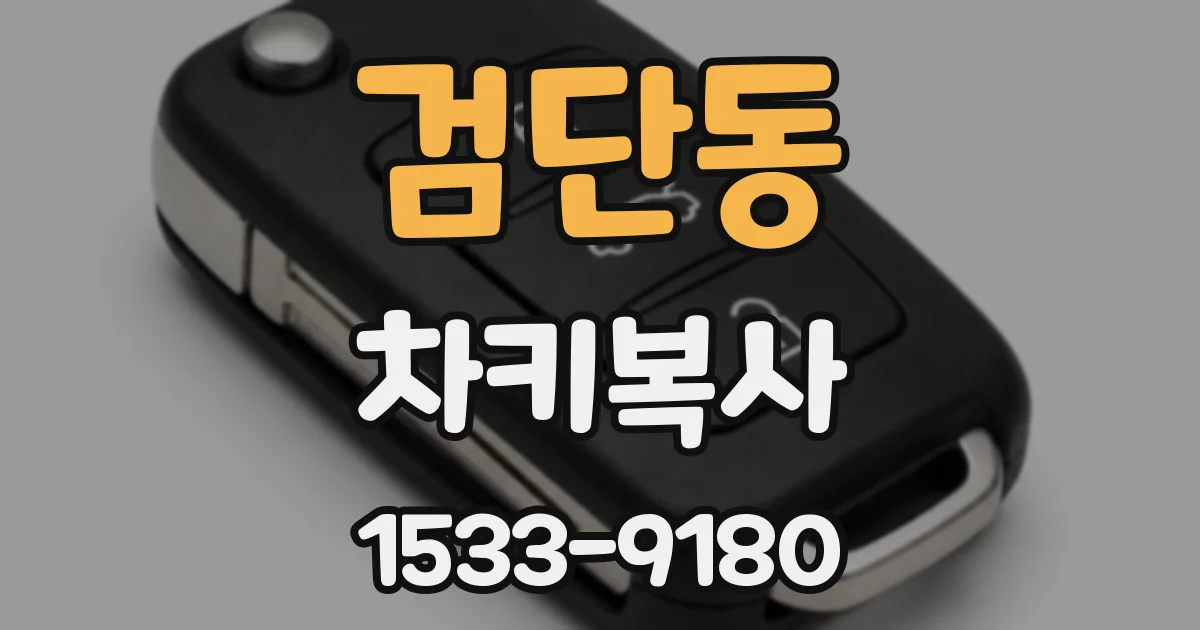 검단동 차키복사