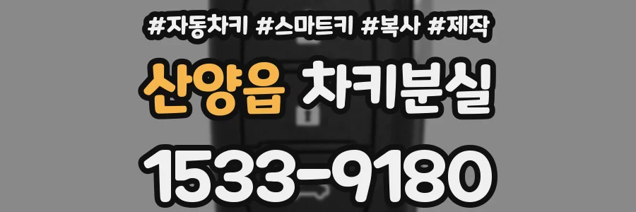 산양읍 차키분실