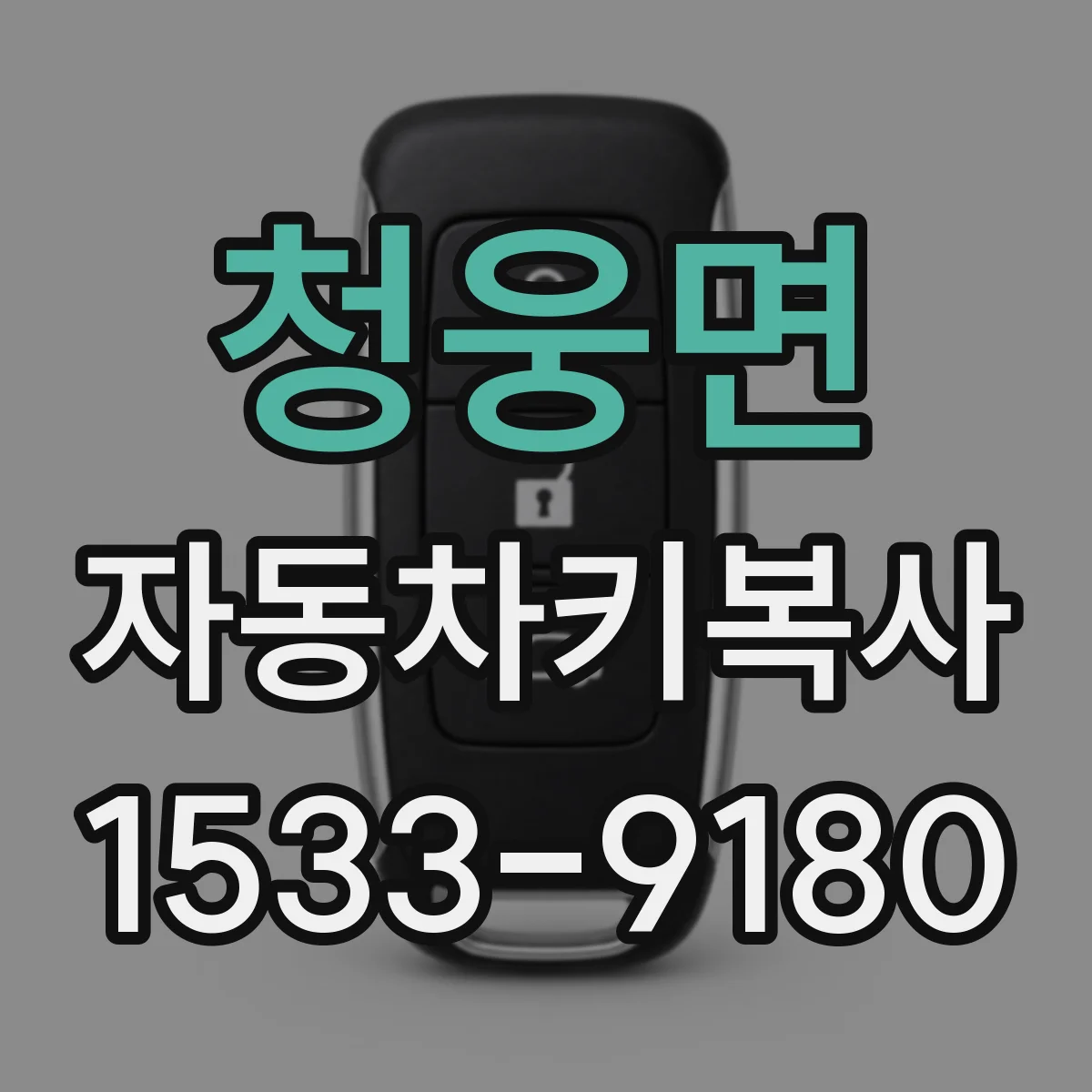 청웅면 자동차키복사