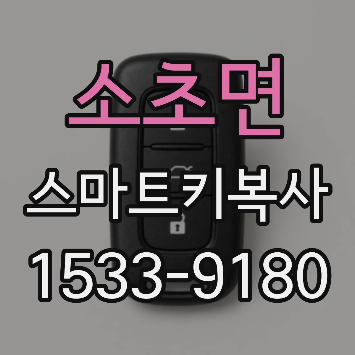 소초면 스마트키복사