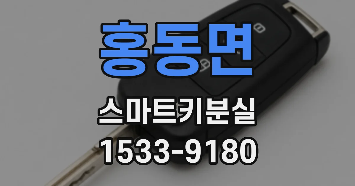 홍동면 스마트키분실