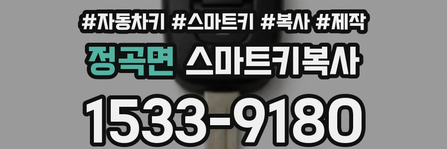 정곡면 스마트키복사