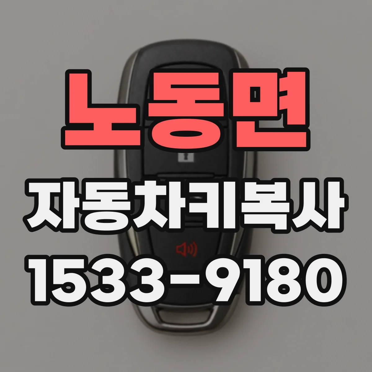 노동면 자동차키복사