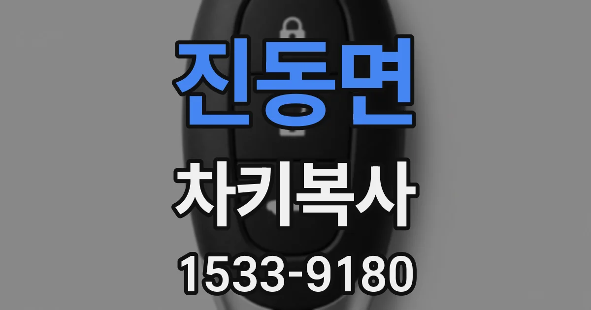 진동면 차키복사